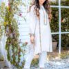 Embroidered White Suit Collection
