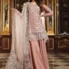 Maria B Pink Organza Dress Master Replica - Pehnawa Boutique