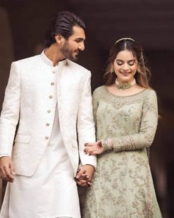 Minal Khan Wedding Dress Net Master Replica | Designer Replica Store